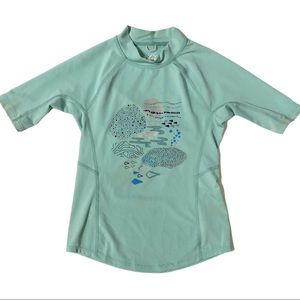 REI XS (6-7) swim rash guard short sleeve
